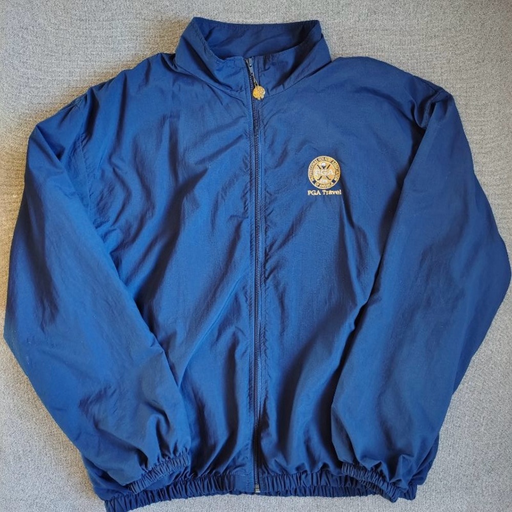 Vtg 1997 Ryder Cup Valderrama PGA Travel Windbreaker Jacket Men XXL Full Zip